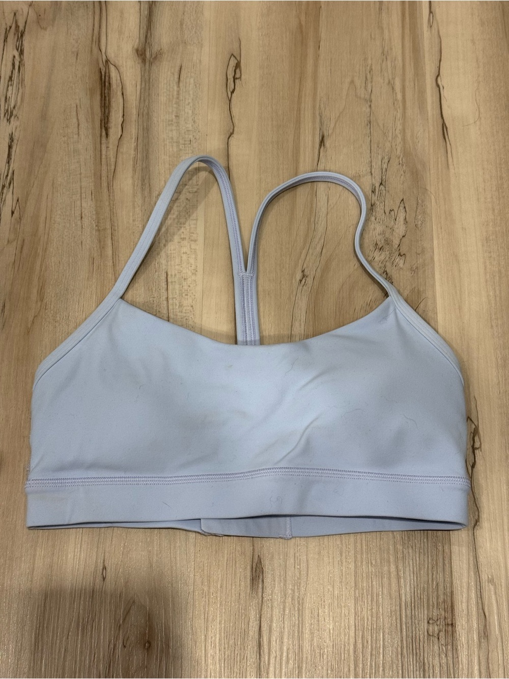 Lululemon Light Blue Strappy Sports Bra